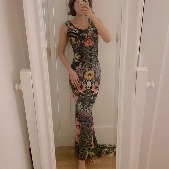 Roberto Cavalli Dresses & Skirts - ROBERTO CAVALLI Floral Print floor length gown